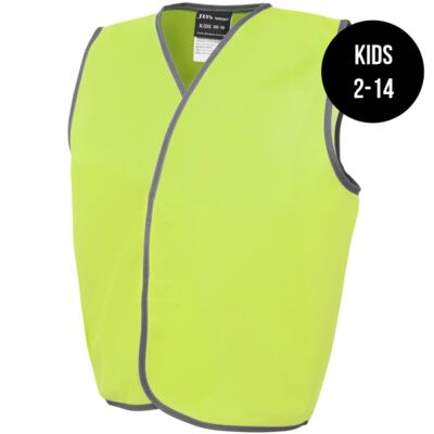 JBs Wear Hi Vis Kids Safety Vest (D) Thumbnail
